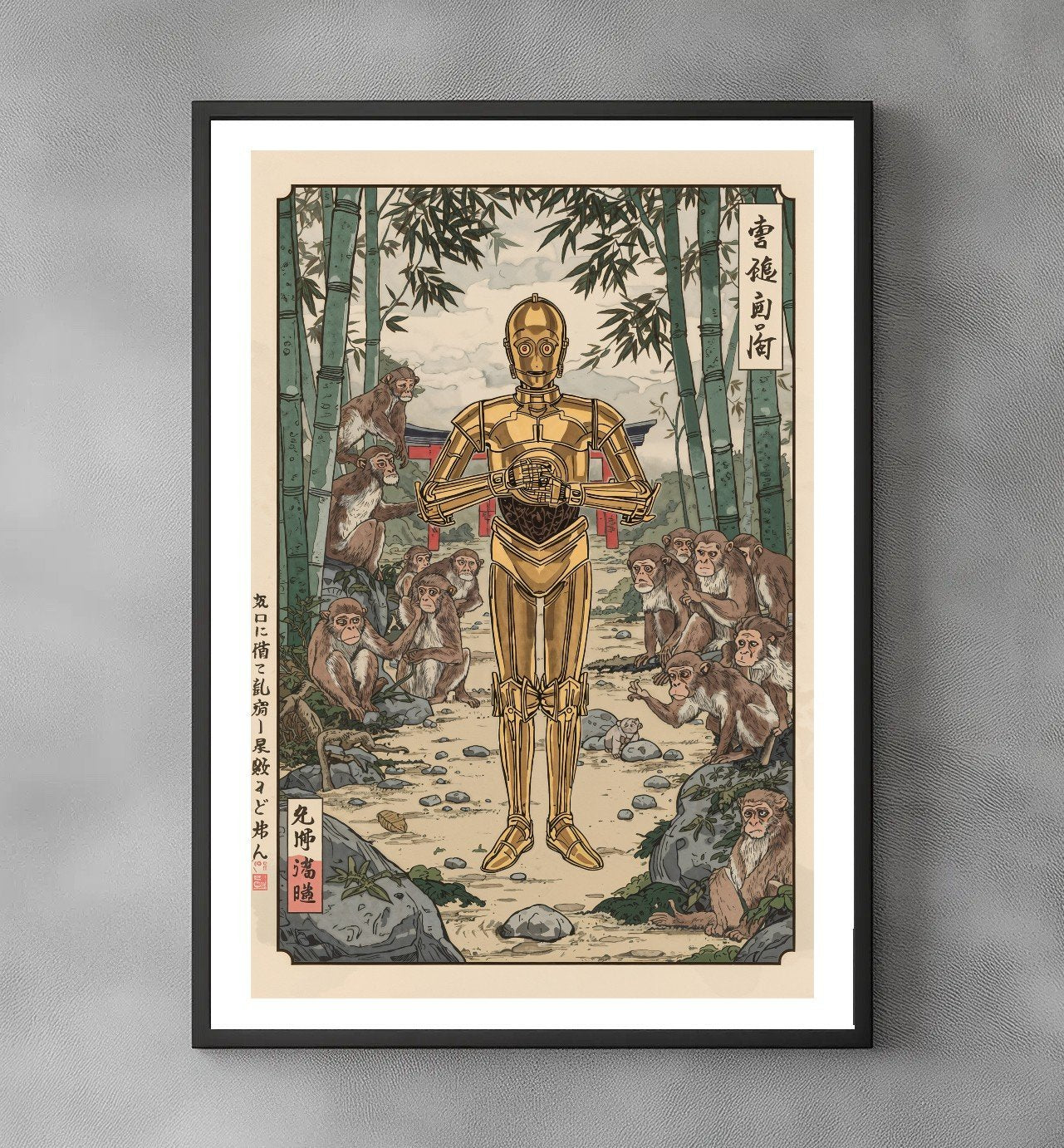 Sato Hageshi - The Golden Visitor - C3-PO - Signed and numbered 10/10