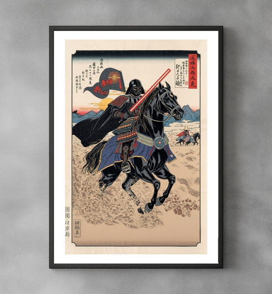 Sato Hageshi - Shadow Rider - Darth Vader - Signed and numbered 9/10