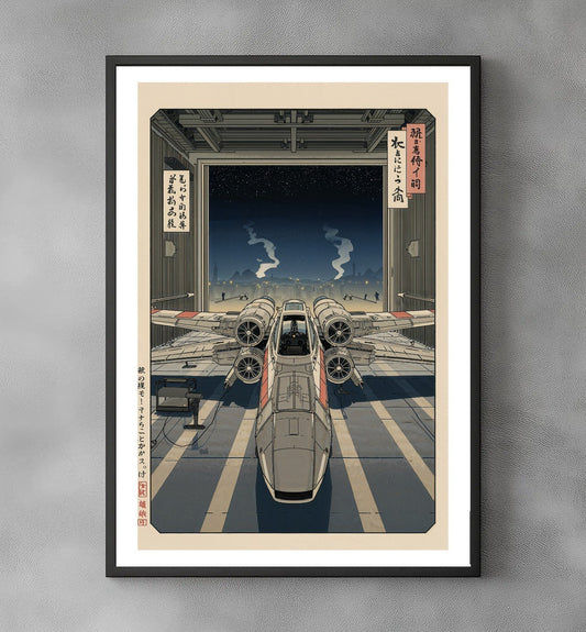 Sato Hageshi - Before the Launch - X-Wing- Signed and numbered 6/10