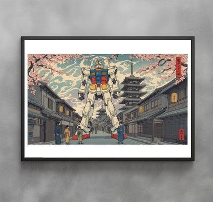 Sato Hageshi – The Mecha Shogun – Pop Art – Signed and Numbered 3/10