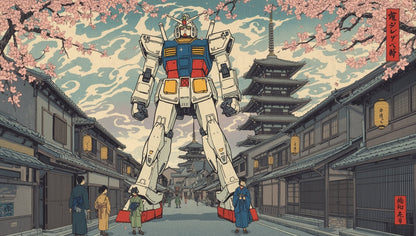 Sato Hageshi – The Mecha Shogun – Pop Art – Signed and Numbered 3/10