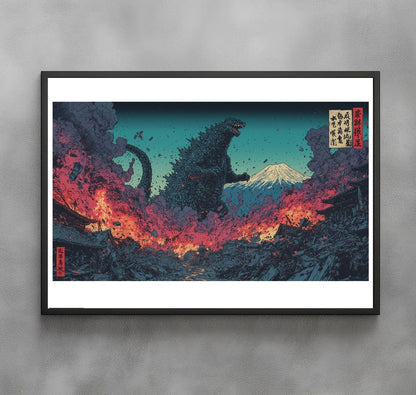 Sato Hageshi – Crimson Skies, Shattered Streets – Signed and Numbered 5/10