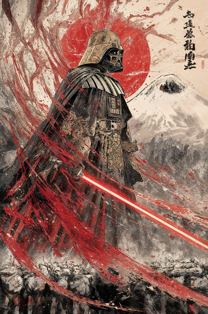 Sato Hageshi – Poetry of a Warlord – Darth Vader Propaganda – Signed and Numbered 2/10