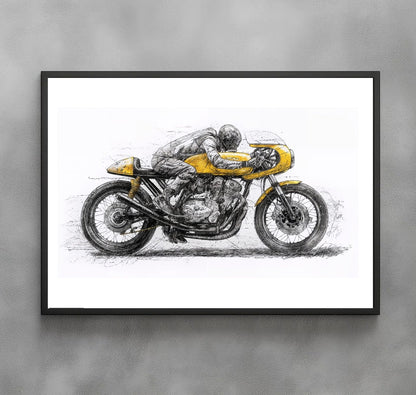 Jose – Mechanical Thunder – Ducati Cafe Racer – Signed and Numbered 8/20