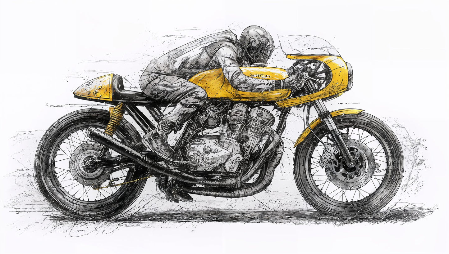 Jose – Mechanical Thunder – Ducati Cafe Racer – Signed and Numbered 8/20