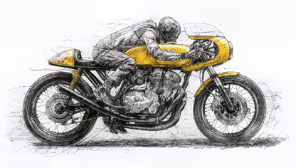 Jose – Mechanical Thunder – Ducati Cafe Racer – Signed and Numbered 8/20