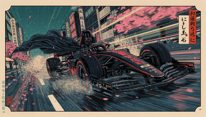 Sato Hageshi - The Dark Driver - Signed and numbered 1/10