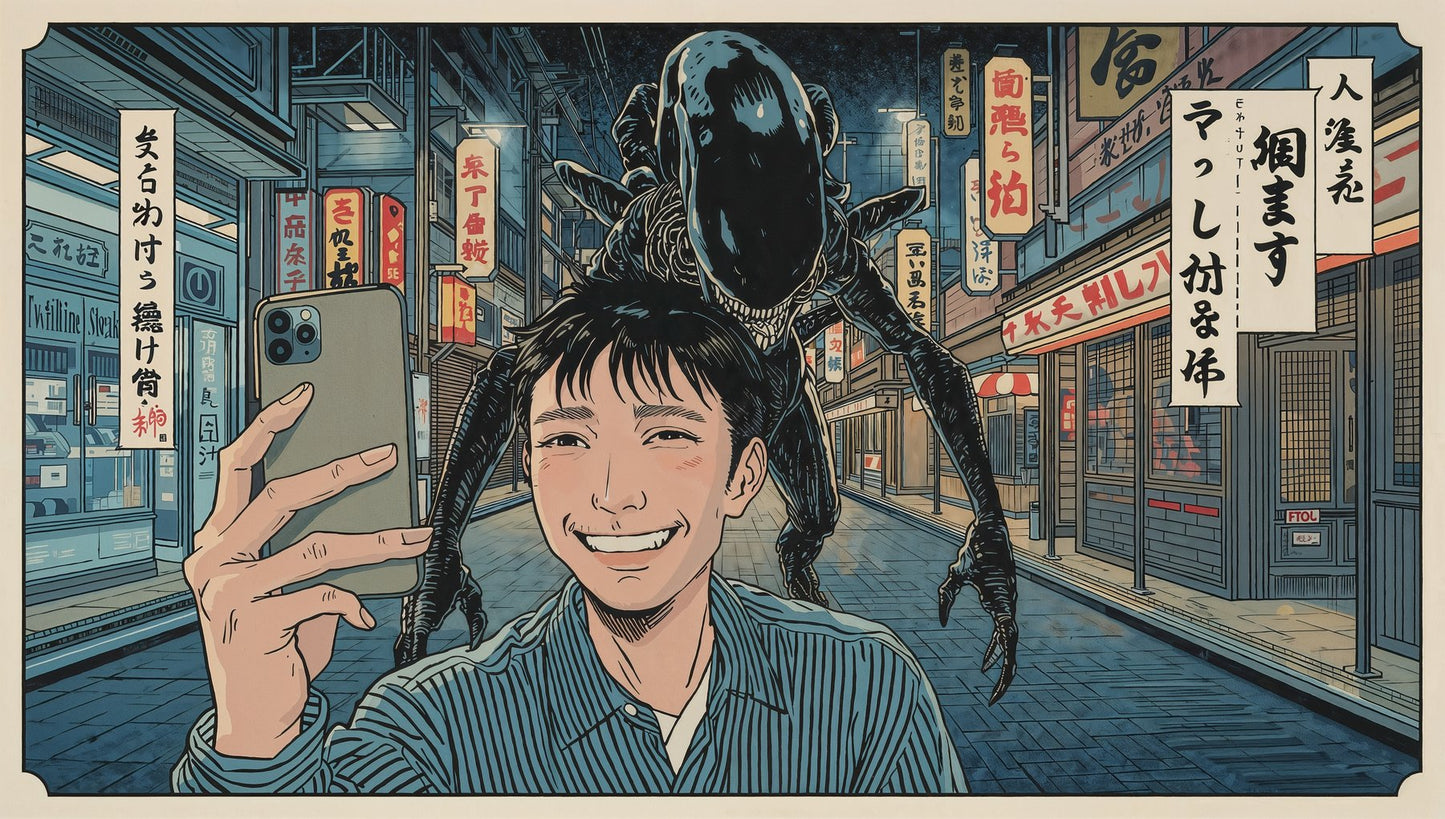 Sato Hageshi - Selfie Before the End - Signed and numbered 2/10