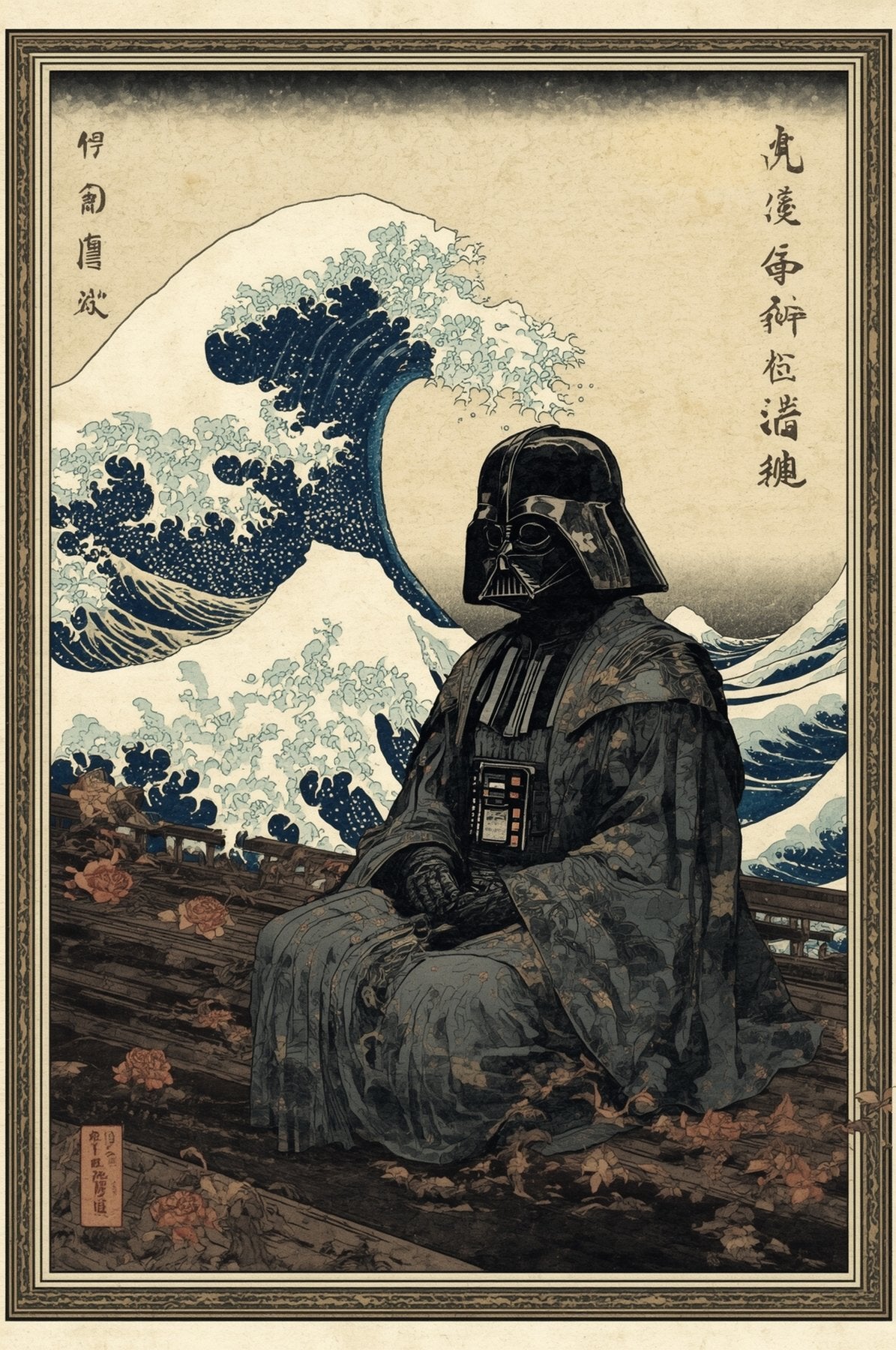Sato Hageshi – Vader’s Meditation – Darth Vader – Signed and Numeroted 4/10