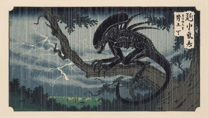 Sato Hageshi - Rainbound Predator - Signed and numbered 4/10