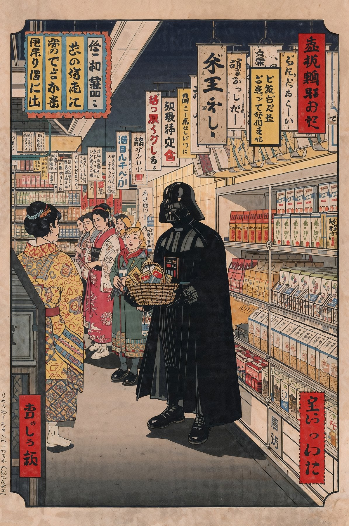 Sato Hageshi - The Shadow Shopper  Signed and numbered 1/10