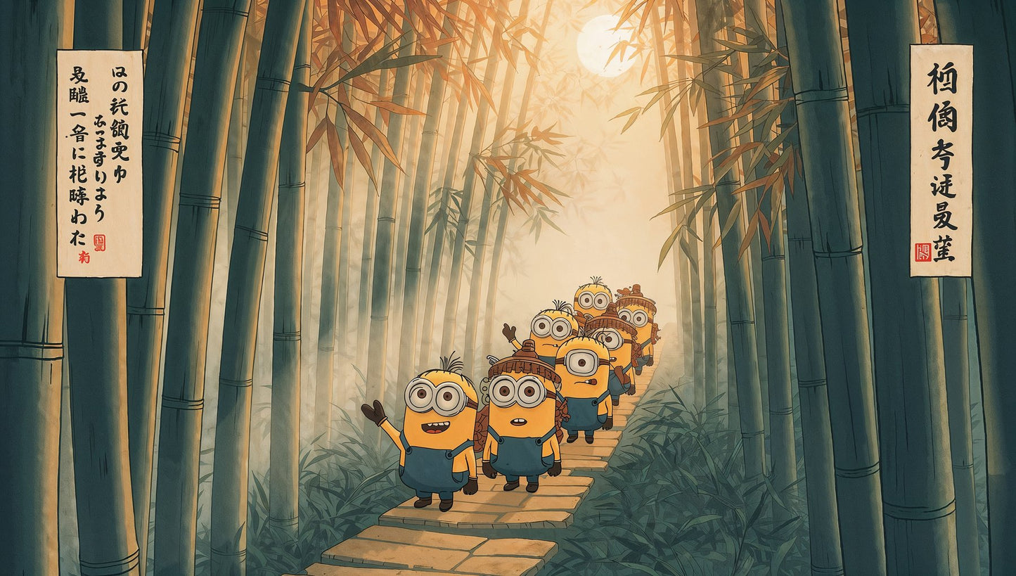 Sato Hageshi - Bamboo Trail Wanderers - Signed and numbered 8/10
