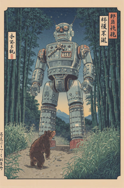 Sato Hageshi - Steel and Fur - Signed and numbered 5/10
