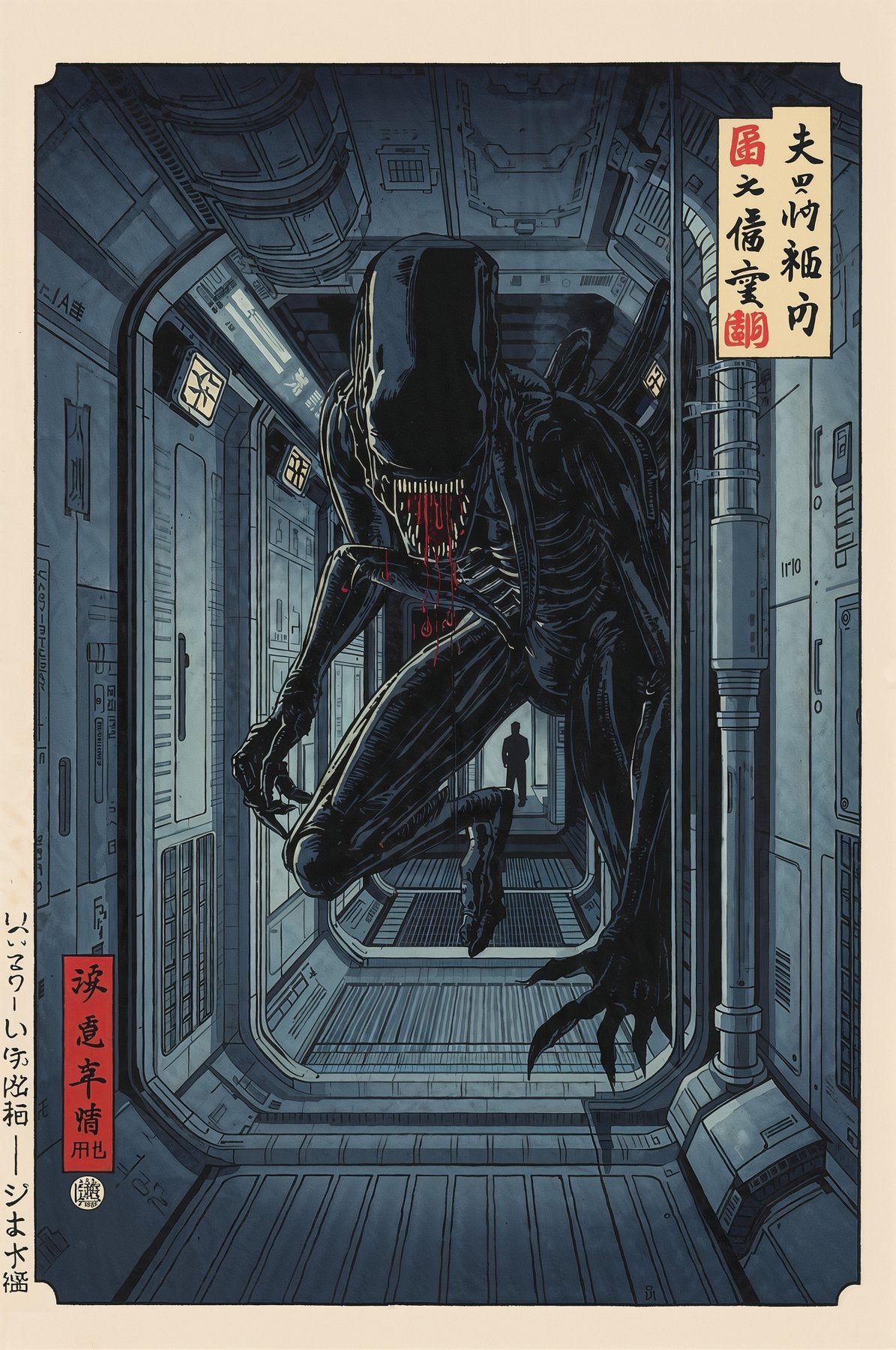 Sato Hageshi - Silent Pursuit - Signed and numbered 5/10