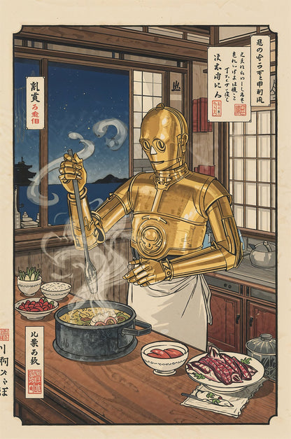 Sato Hageshi - Galactic Chef - Signed and Numbered 9/10