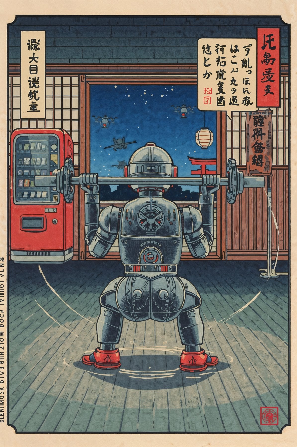 Sato Hageshi - Iron Routine - Signed and numbered 8/10