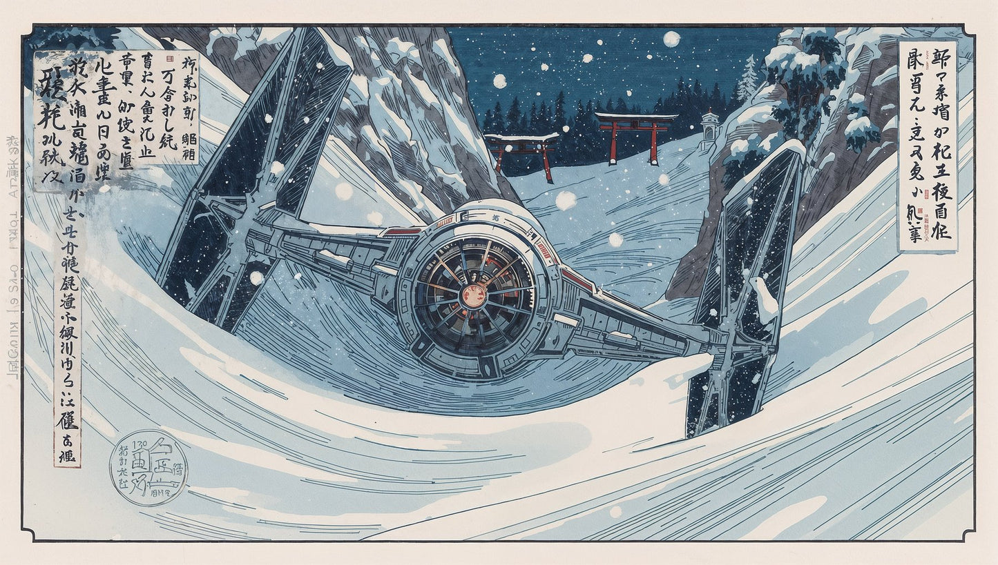 Sato Hageshi - Snowbound Velocity - Signed and numbered 1/10