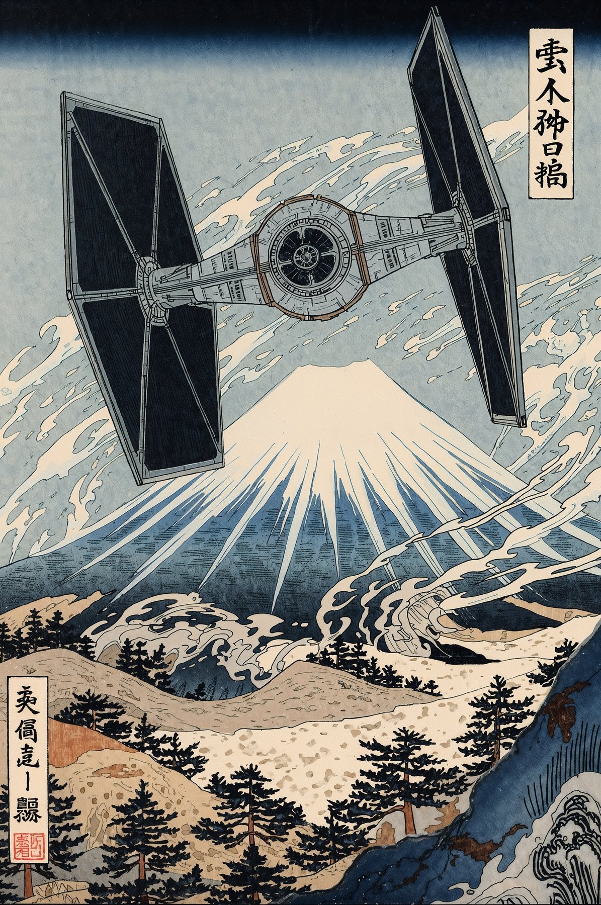 Sato Hageshi – Echoes of the Dark Force – TIE – Signed and Numeroted 2/10