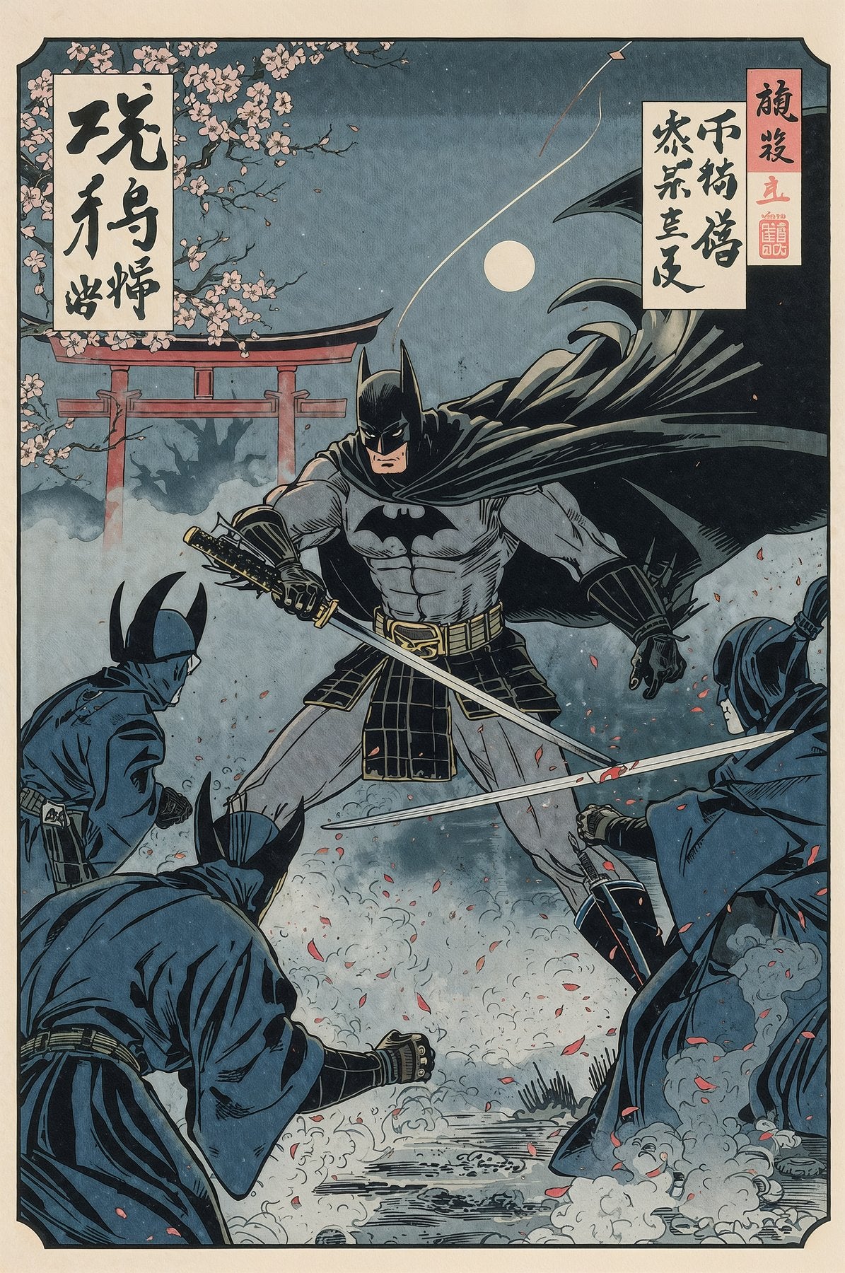 Sato Hageshi - Shadow Ninjas - Signed and numbered 7/10