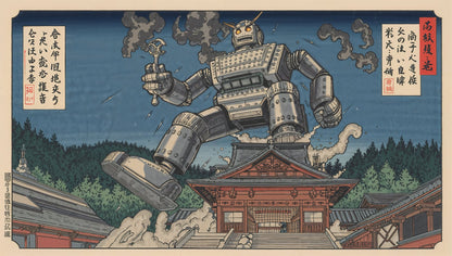 Sato Hageshi - Mechanical Invader - Signed and numbered 2/10