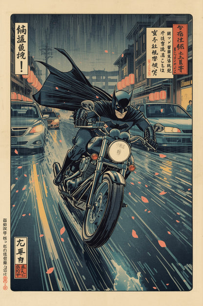 Sato Hageshi - Night Pursuit - Signed and Numbered 6/10