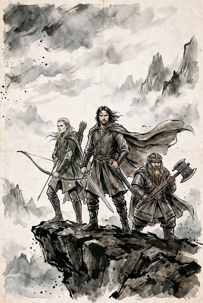 Sato Hageshi - The Lord of the Rings – Guardians of Middle-earth - Signed and Numbered 2/10