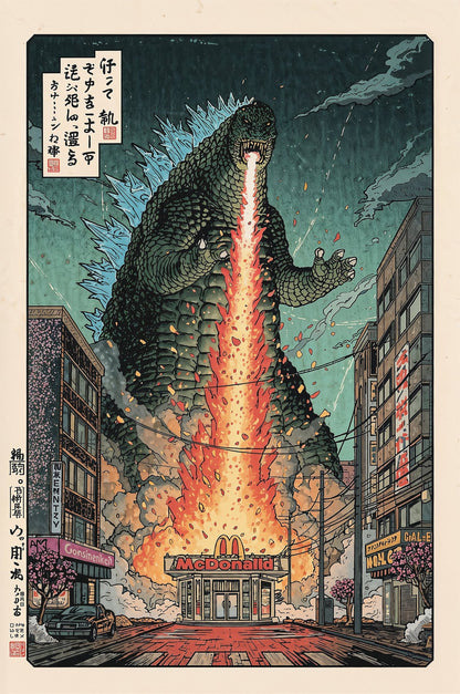 Sato Hageshi - City Titan - Signed and numbered 7/10
