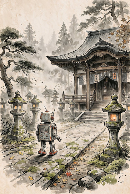 Sato Hageshi - Mechanical Spirit - Tin Toys - Signed and Numbered 1/10