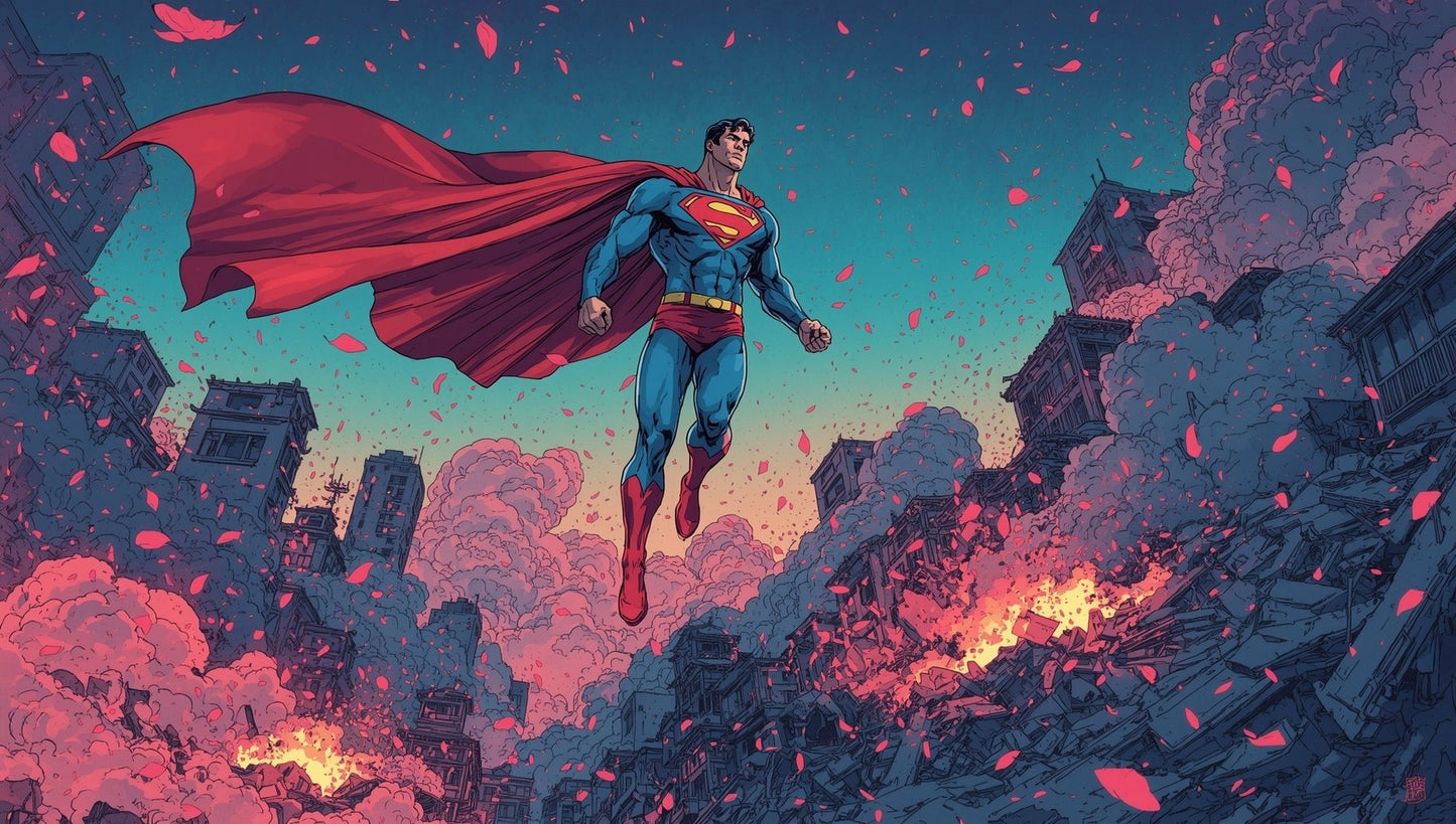 Sato Hageshi – Superman: The Rising Dawn – Signed and Numeroted 2/10