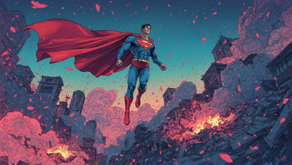 Sato Hageshi – Superman: The Rising Dawn – Signed and Numeroted 2/10