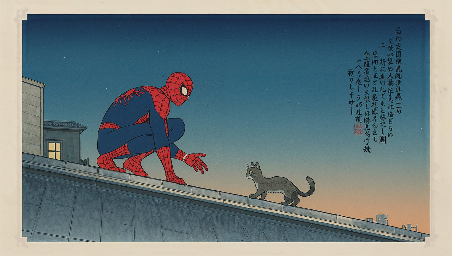 Sato Hageshi - The Rooftop Stranger - Signed and numbered 1/10