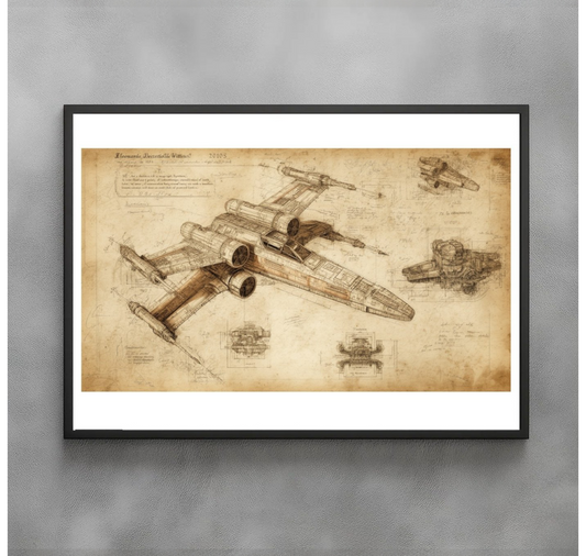 Soniku – X-Wing Codex – Pop Art – Signed and Numbered 1/10
