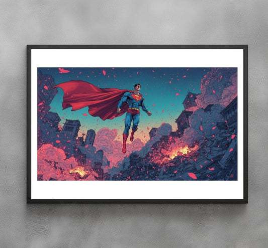 Sato Hageshi – Superman: The Rising Dawn – Signed and Numeroted 2/10