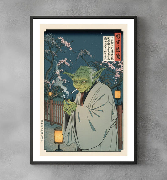 Sato Hageshi - Yoda’s Night Break - Master Yoda - Signed and Numbered 1/10