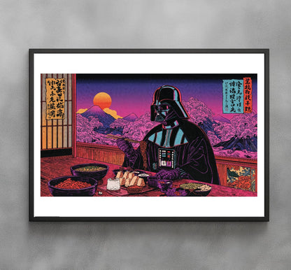 Sato Hageshi – Dinner with the Dark Side – Darth Vader – Signed and Numbered 5/10