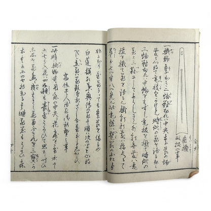 Yōshin-ryū Kadō Shoden (Ikebana Manual) – 容真御流 華道初傳 三才之巻 – Meiji-era Japanese Flower Arrangement Textbook – Imperial Court School-B32