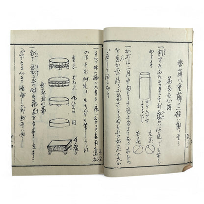 Yōshin-ryū Kadō Shoden (Ikebana Manual) – 容真御流 華道初傳 三才之巻 – Meiji-era Japanese Flower Arrangement Textbook – Imperial Court School-B32