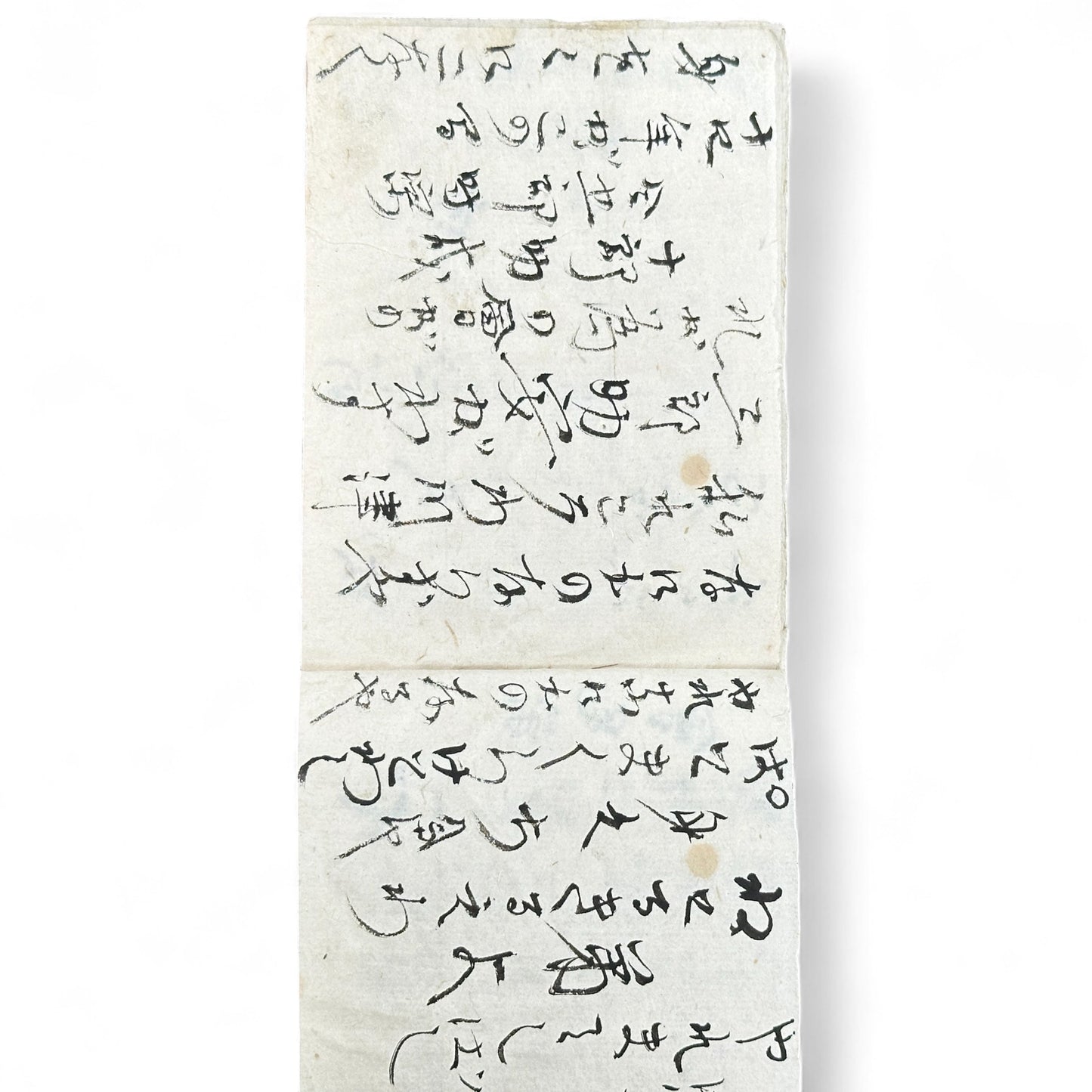 Edo–Meiji Handwritten Japanese Notebook | Hentaigana & Sōgana Calligraphy Practice Book| Antique Manuscript - B07