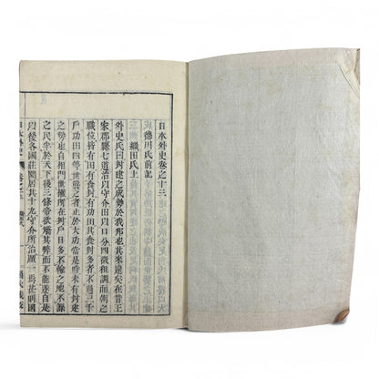 Nihon Gaishi 日本外史 – Rai San’yō – Edo to Meiji-Era Japanese History Book – Classical Kanbun Printing (巻七)-B34