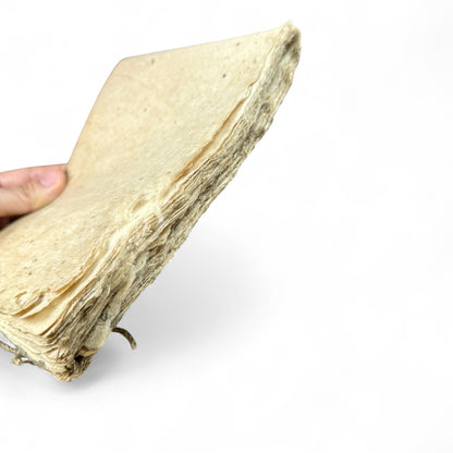 Edo-Period Japanese Merchant Ledger (帳簿) – Handwritten Rice & Trade Account Book | Kuzushiji Calligraphy on Washi Paper-B01