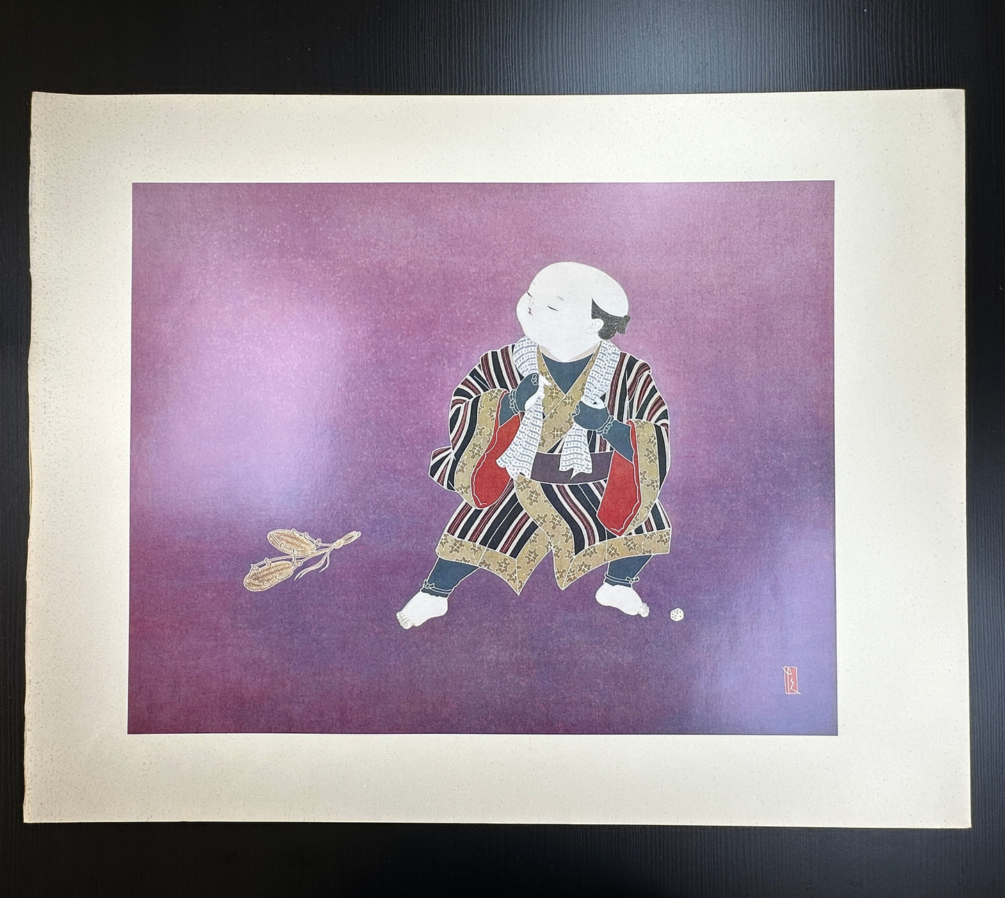 Yusui Toku “Unai” Series – ‘Shizen Kaoru’ 自然薫 (Fragrance of Nature) – 1978 Shōwa Era Limited Edition | Kaga Yuzen Style Washi Print