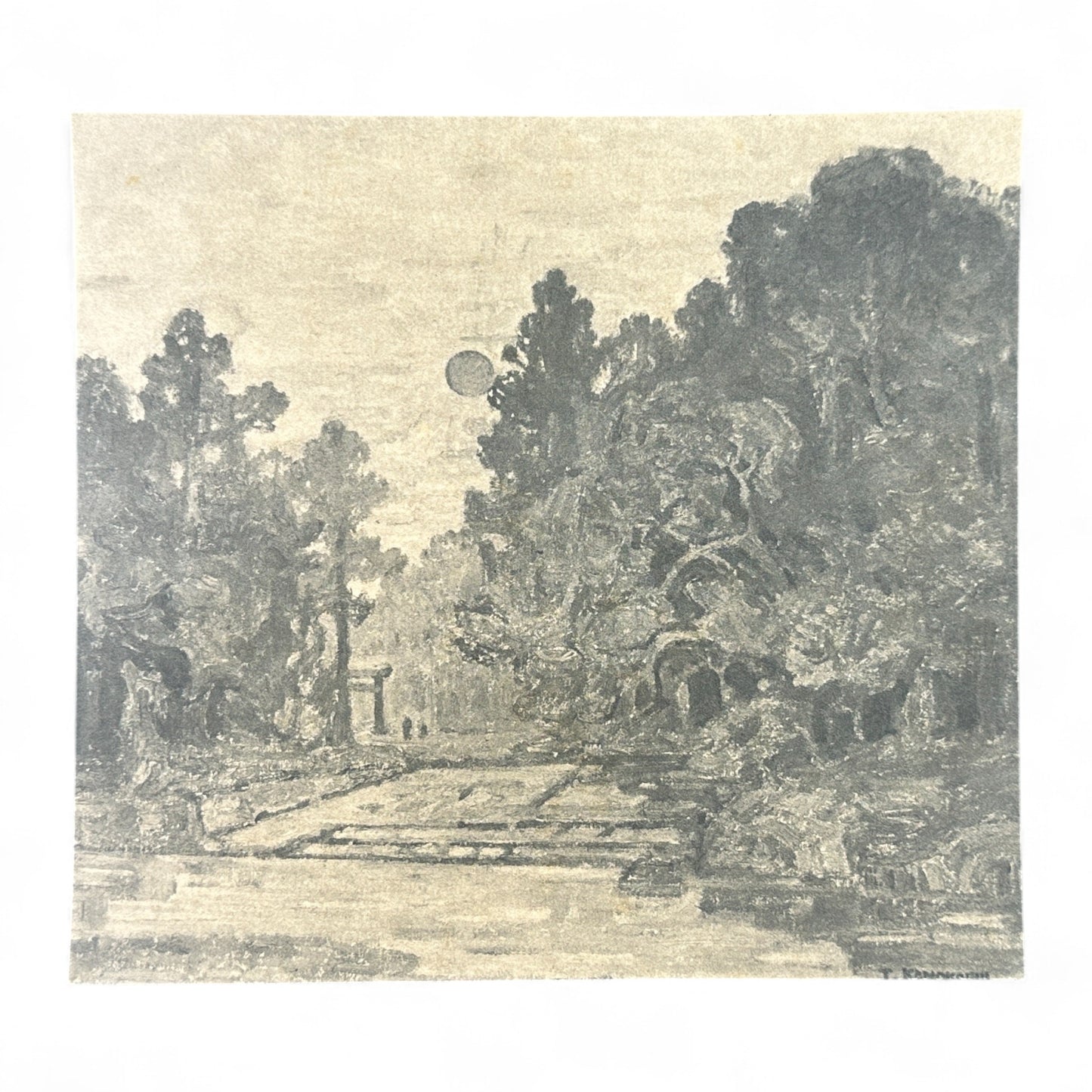 Partial set of 17 sheets from early Shōwa-era Japanese art portfolio Gendai Goju Meika Shogashu with Nihonga paintings and calligraphy by modern masters on washi paper