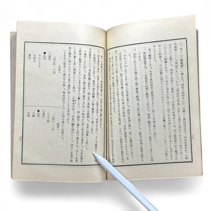 Taishō-Era Japanese Classical Literature Commentary Book – Traditional Stitched Binding Edition-B40