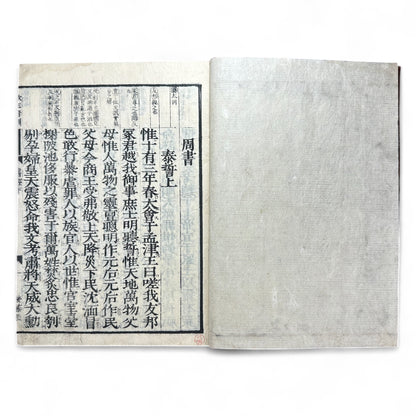 Edo-Meiji Era Japanese Woodblock Edition of the Confucian “Book of Documents” (Shujing) – Traditional Kanbun Classic-B41