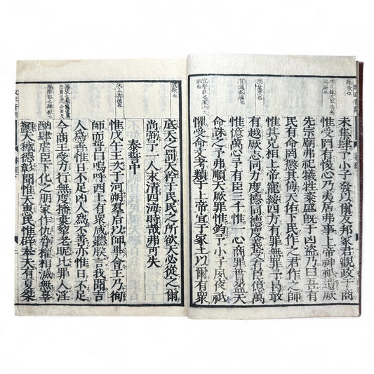 Edo-Meiji Era Japanese Woodblock Edition of the Confucian “Book of Documents” (Shujing) – Traditional Kanbun Classic-B41
