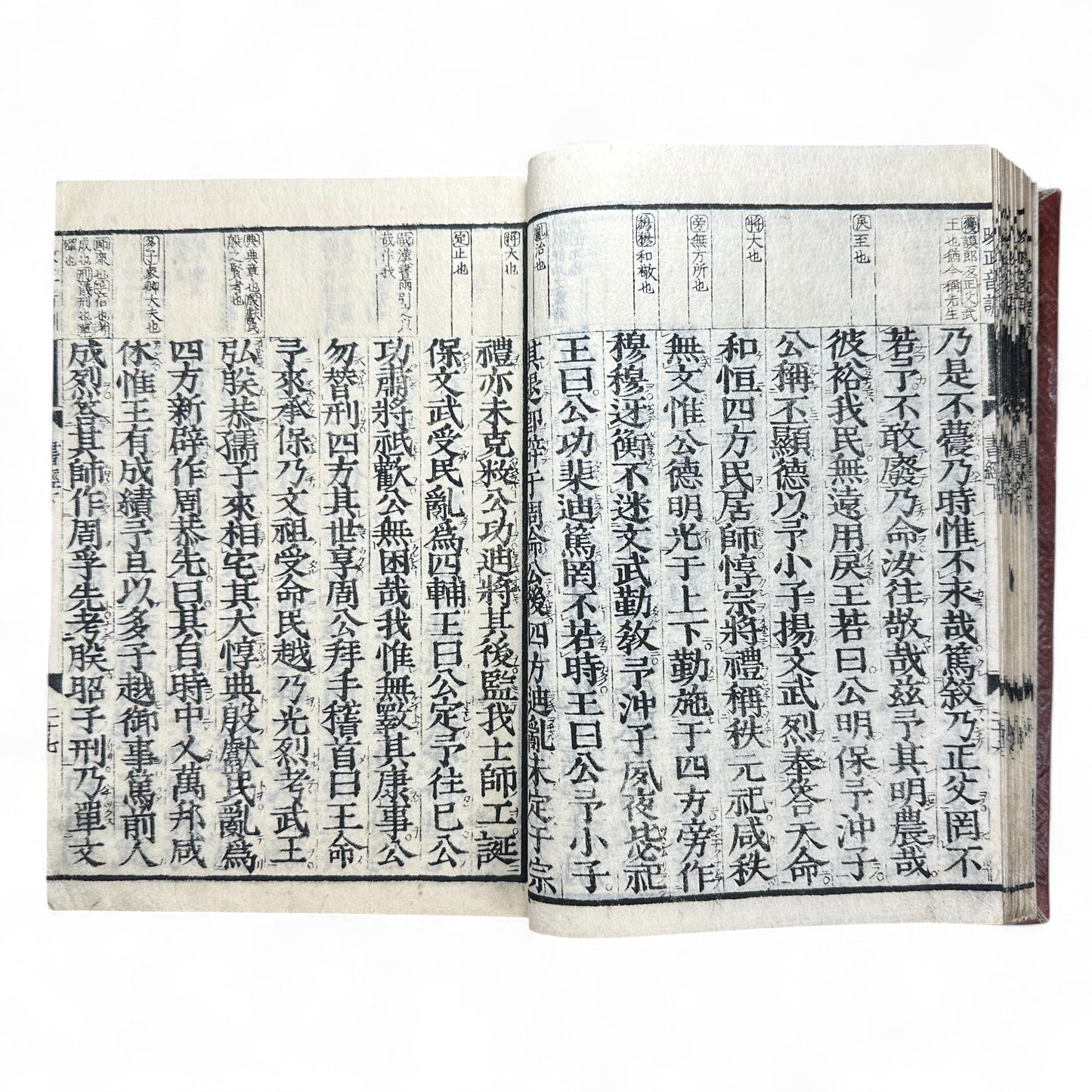 Edo-Meiji Era Japanese Woodblock Edition of the Confucian “Book of Documents” (Shujing) – Traditional Kanbun Classic-B41
