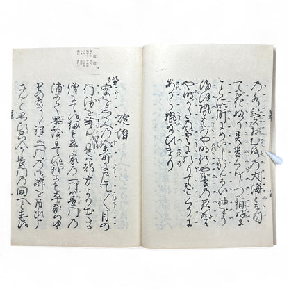 Meiji 14 (1881) 潜書殿室 Senshodon-shitsu – Early Japanese Literary Book – Gold-Flecked Washi Cover – Meiji-Era Calligraphy Edition-B43