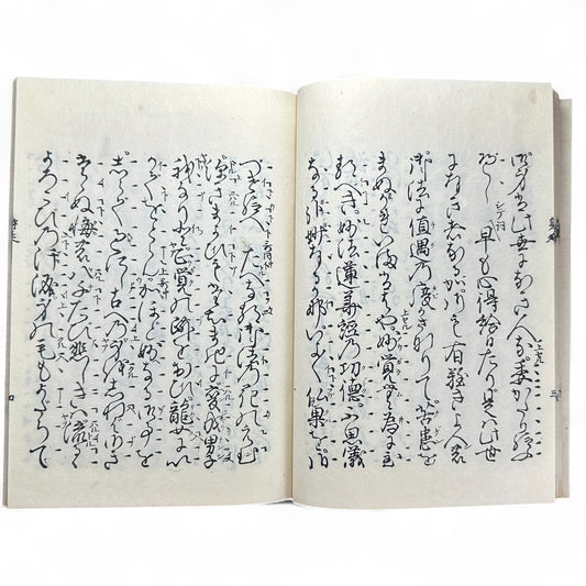 Meiji 14 (1881) 潜書殿室 Senshodon-shitsu – Early Japanese Literary Book – Gold-Flecked Washi Cover – Meiji-Era Calligraphy Edition-B43