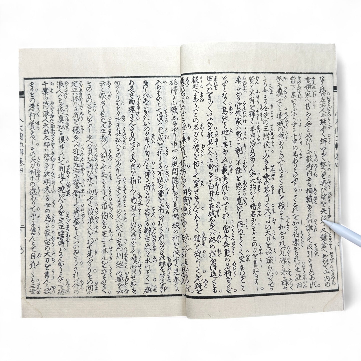 Nansō Satomi Hakkenden 南總里見八犬傳 – Meiji Woodblock-Printed Samurai Novel by Kyokutei Bakin – Volume 10-B46