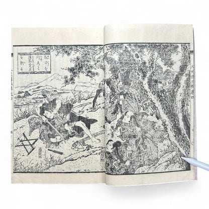 Nansō Satomi Hakkenden 南總里見八犬傳 – Meiji Woodblock-Printed Samurai Novel by Kyokutei Bakin – Volume 10-B46
